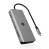 docking station icybox ib-dk4061-cpd 12in1 2x hdmi pd 100w