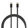 cavo di rete ibox usb 2.0 tipo-c maschio 60w 480mbps 1m silicon/nero