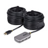 hub usb startech.com usb 2.0 4 porte con cavo di prolunga 24m argent/nero