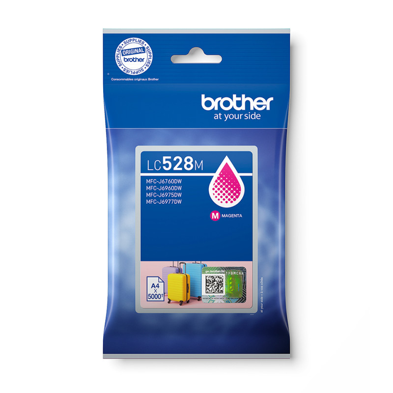 cartuccia d'inchiostro brother 5000pagine magenta [lc528m]