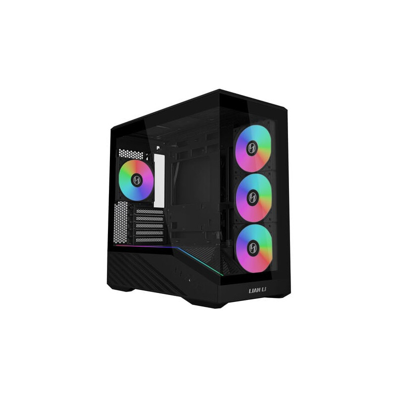 case lian li vector v100 mini vetro temperato argb drgb mini-tower