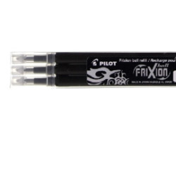 set 3 refill sfera frixionball 0.7mm arancio pilot [006647]