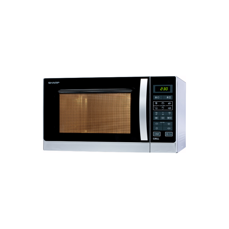 microonde sharp con gril r-742in - silver [r742in]