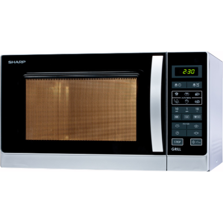 microonde sharp con gril r-742in - silver [r742in]