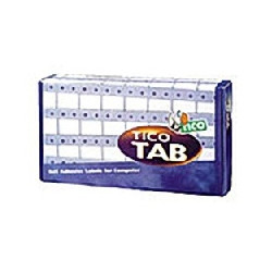 etichette a modulo continuo tico tab1-0892 89x23,5 corsia singola