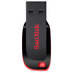 pen drive 64gb sandisk cruzer blade usb-a 2.0 nero/rosso