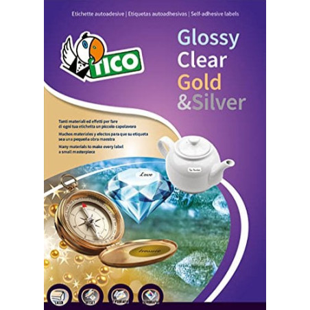 etichette tico press glossy laser d.25 [pg4-25]