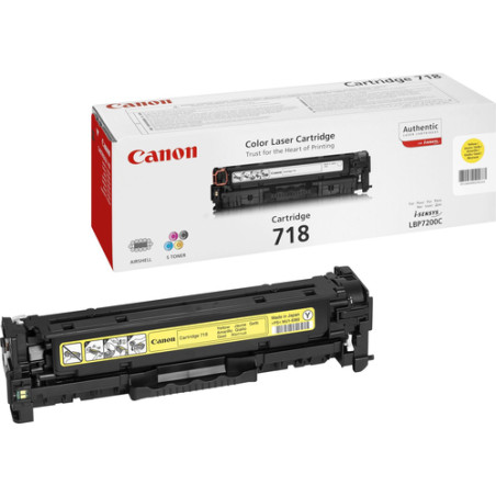 toner originale canon 718 yellow giallo 2659b002 lbp7200 [2659b002]