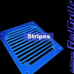Ac ryan radgrillz stripes 1x120mm - acryl uvblu
