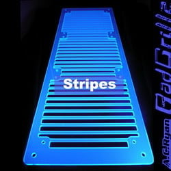 Ac ryan radgrillz stripes 3x120mm - acryl uvblu