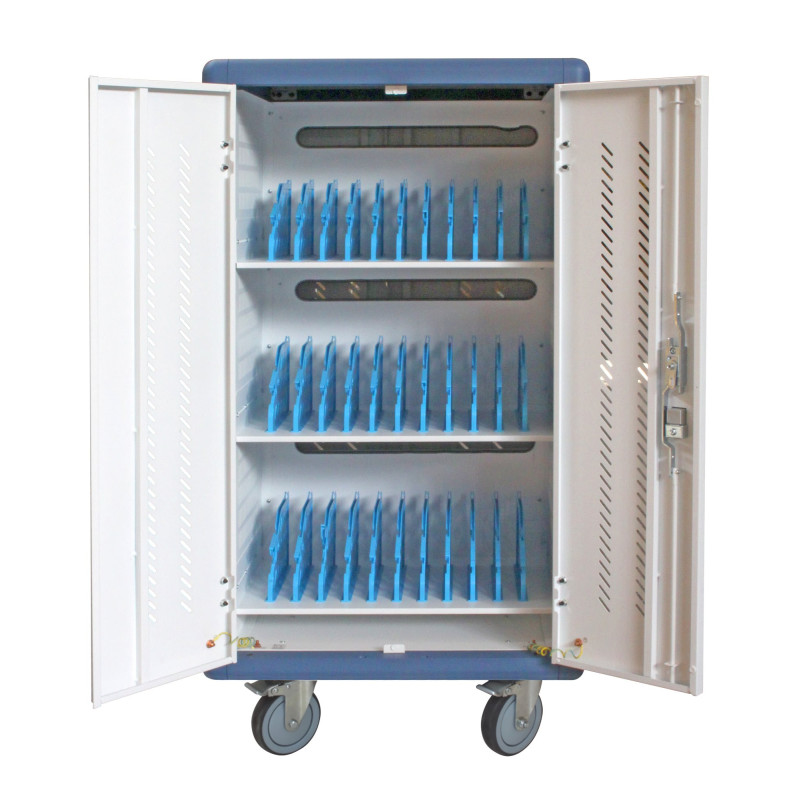 carrello stazione di ricarica ventilato 30 notebook o smartphone