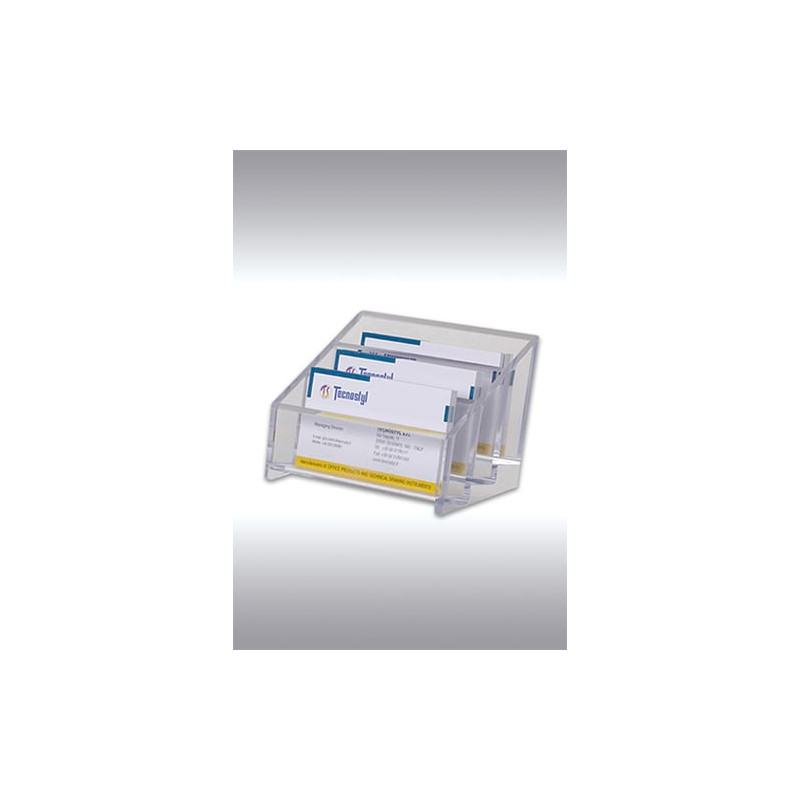 Portabiglietti da visita tecnostyl multitasca trasparente [bch02]