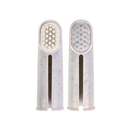 set spazzolini da denti per cane e gatti trixie 2pz 2550