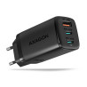 alimentatore da rete axagon 3 porte usb tipo-c 65w nero [acu-dpq65]