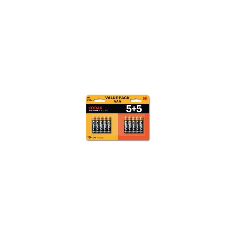 pile alcaline kodak xtralife aaa 10 5+5pz [30423466]