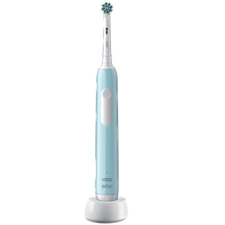 spazzolino elettrico braun oral-b pro 1 cross action blu caraibi