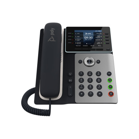 telefono ip hp poly edge e300 8 linee ips nero [82m92aa]
