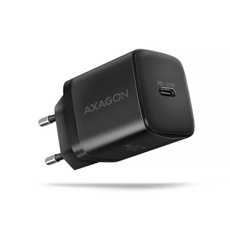 caricabatterie compatto axagon acu-pd20 1x porta 20w nero [azaxnlsacupd201]