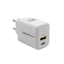 alimentatore da rete qoltec 51824 gan 35w 5v-20v/1.5a-3a/1xusb
