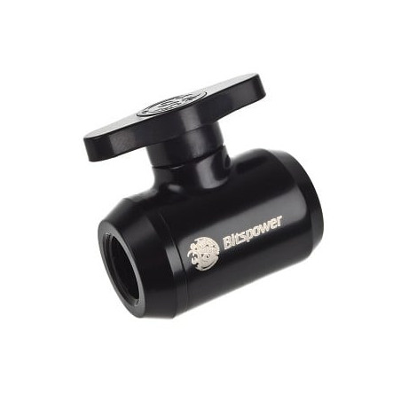 Rubinetto bitspower 1/4" nero opaco