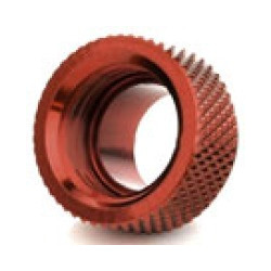 Adattatore watercooling bitspower 1/4" su ig 1/4 rosso sangue