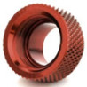 Adattatore watercooling bitspower 1/4" su ig 1/4 rosso sangue
