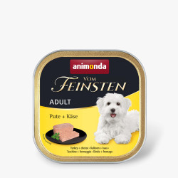 mangime animonda vom feinsten adult tacchino con formaggio per cani