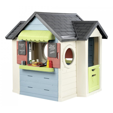 giocattolo smoby life playhouse chef casetta multicolore [wqsmoi0ua004075]