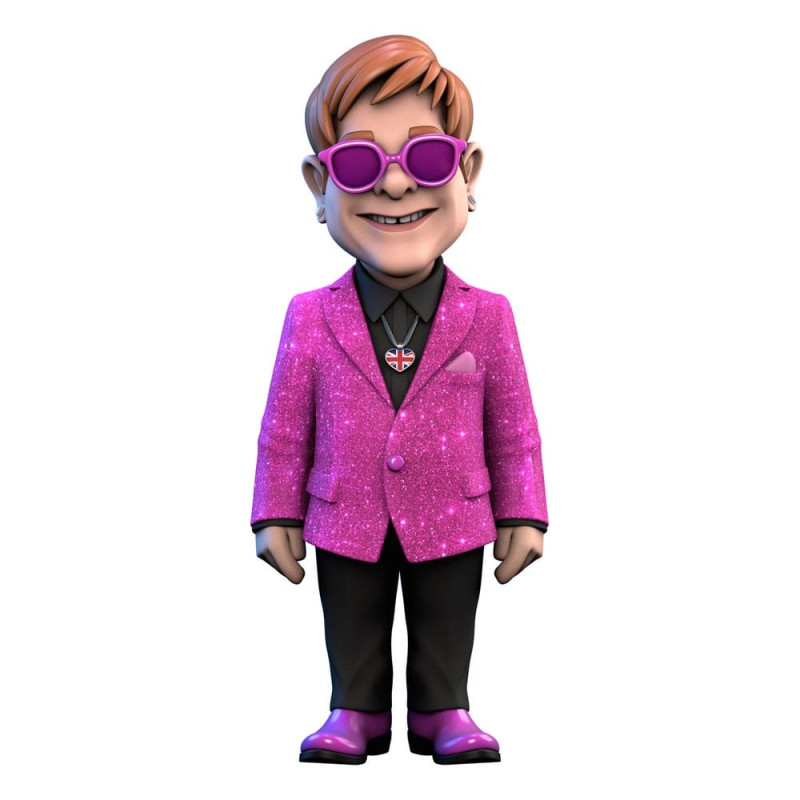 figurina minix elton john 12cm rosa [18543]