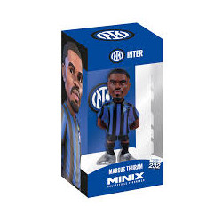figurina minix inter milan - marcus thuram 12cm blu/nero [19274]