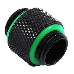 Adattatore bitspower 2x 1/4" nero opaco