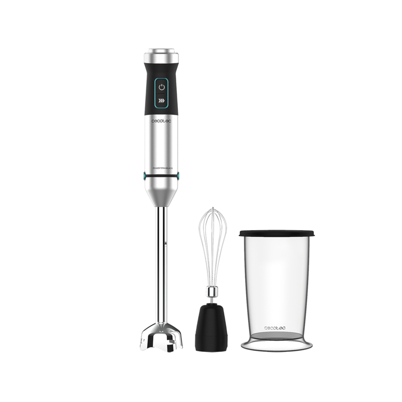 frullatore a immersione cecotec power titanblack 1200 xl cream 1200w