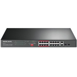 switch mercusys ms120gp non gestito 20 porte 16x poe+ 2x gigabit