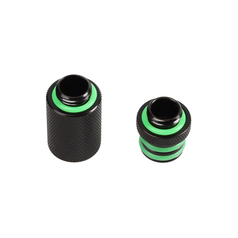 Conettori watercooling bitspower set 1/4" extra nero opaco