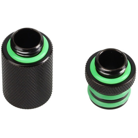 Conettori watercooling bitspower set 1/4" extra nero opaco