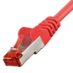 patchkabel digitus rj45 s/ftp cat6 1.00m rot hebelschutz [dk-1644-010/r]