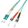 cavo in fibra ottica lindy lwl duplexkabel lc/lc om3 10m 50/125Ãm