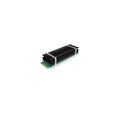 dissipatore icybox per ssd m.2 ib-m2hs-70 nero [ib-m2hs-70]
