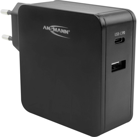 alimentatore da rete ansmann home 247pd 1xusb 1xusb tipo c pd 45w