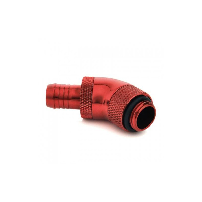 Raccordo watercooling bitspower 45 gradi 1/4" su id 10mm rosso