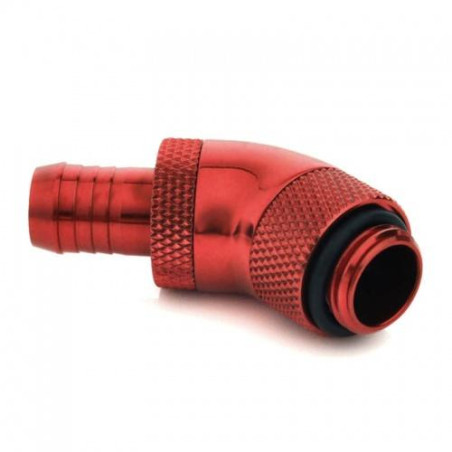 Raccordo watercooling bitspower 45 gradi 1/4" su id 10mm rosso