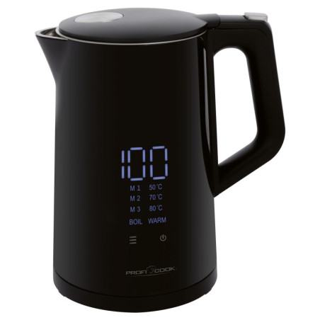 bollitori elettrico proficook pc-wks 1.7l nero [pc-wks 1243]