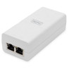 iniettore poe digitus poe+ 802.3at max bianco 1pz [dn-95132]