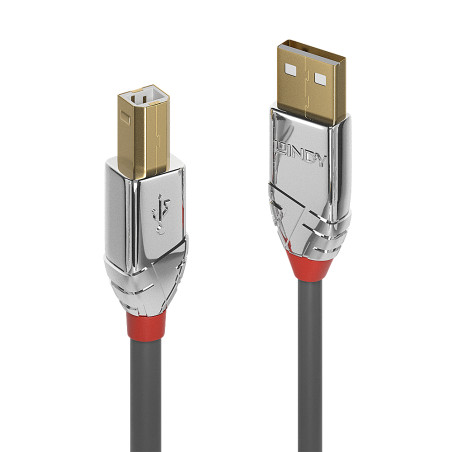 cavo lindy usb 2.0 a-c 7.5m grigio [36645]