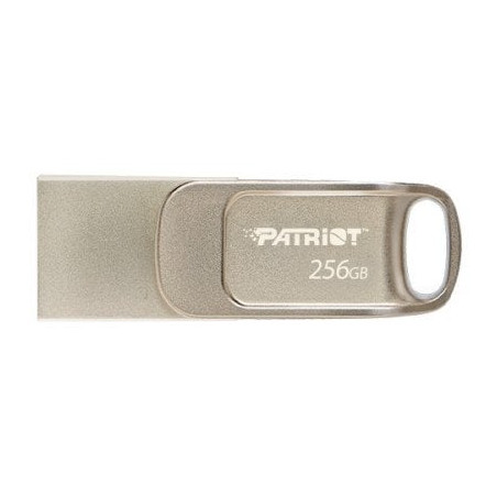 pen drive 256gb patriot tab t560 dual usb tipo a/c 120mbps argento