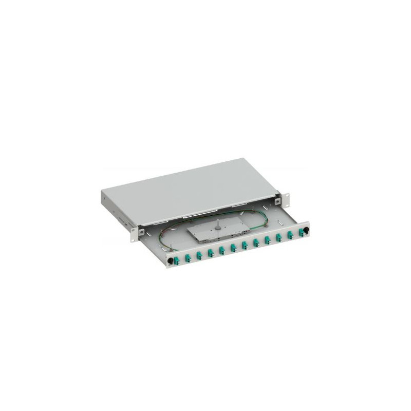 cassetto ottico techly sbp-12lcom3g 19'' con 12 prese