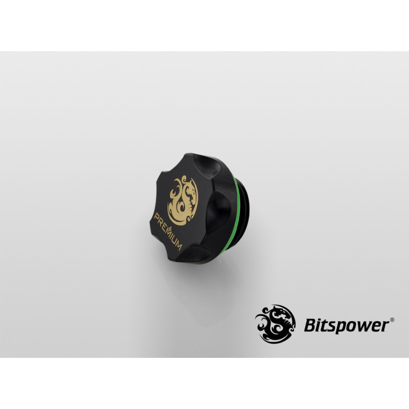 Tapo di tenuta watercooling bitspower premium g1/4" nero opaco