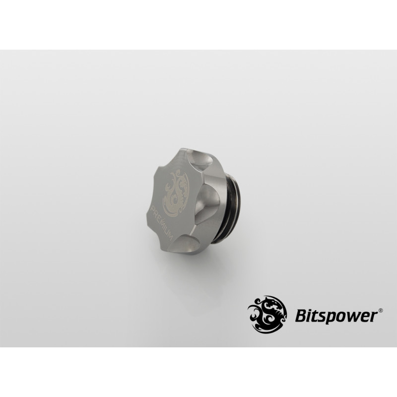 Tapo di tenuta watercooling bitspower premium g1/4" nero lucido