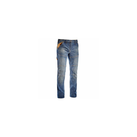 pantalone jeans icon blu m stone diadora [diadora ]