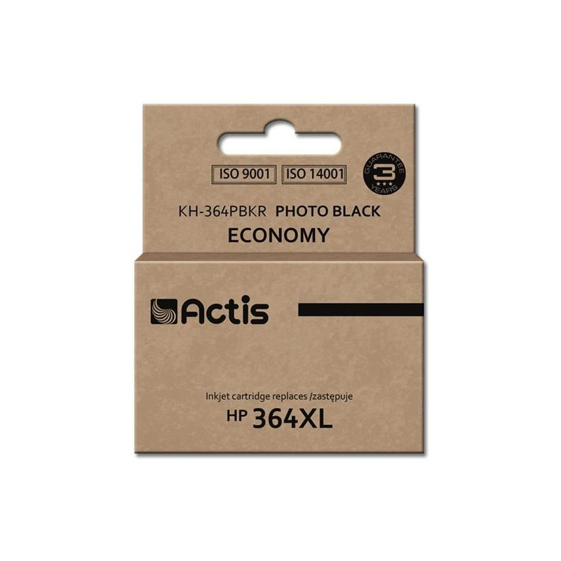 cartuccia actis per hp 364xl cb322ee 12ml nero [kh-364pbkr]